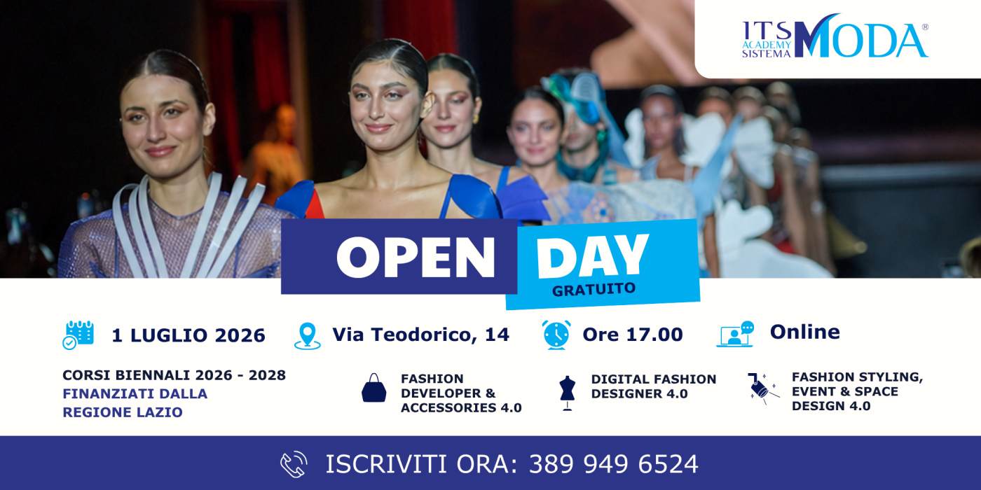 OPEN DAY ITS MODA ACADEMY ROMA